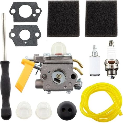 C1U-H60 308054012 Vergaser mit Luftfilter für Ryobi Homelite 25cc 26cc 30cc 46cc Heckenschere Kettensäge 308054003 308054008, Ryobi RBC30SET RLT30CET RHT2660DA RBC26CDS RBC26CDS (1/2)