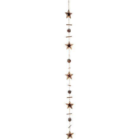 Corona di Natale in legno naturale - Feeric lights & christmas (1/2)