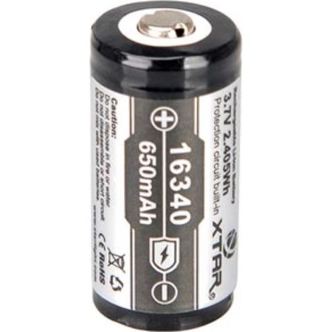 Xtar - LI-ION - 3.6 V - 650 mAh - 16340