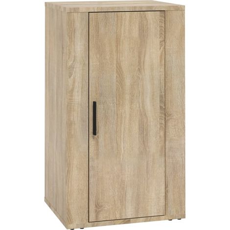 Buffet,Bahut,Meuble de Rangement Chêne sonoma 40x33x70 cm Bois d'ingénierie CFW82933 (1/5)