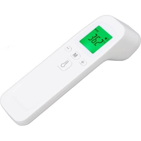 thermomètre sans contact Thermomètre frontal Thermomètre infrarouge sans contact numérique électrique blanc pour
