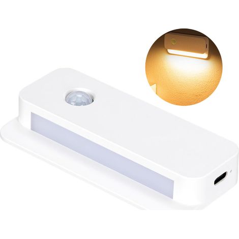 Veilleuse à détection de mouvement, rechargeable, fixation magnétique, design portable pour plus de commodité (1/5)