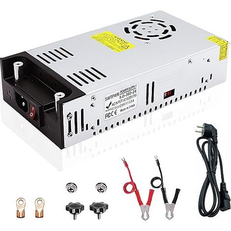 Alimentation de mise à niveau DC 12 V 50 A 600 W Transformateur 110 V/230 V CA à CC 12 V Transformateur pour barre lumineuse LED, caméra de vidéosurveillance, radio (1/5)