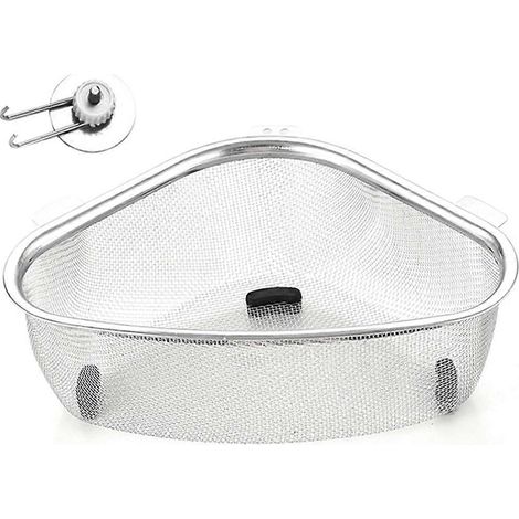 Égouttoir triangulaire pour évier et panier de rangement pour fruits et légumes B-- (1/5)