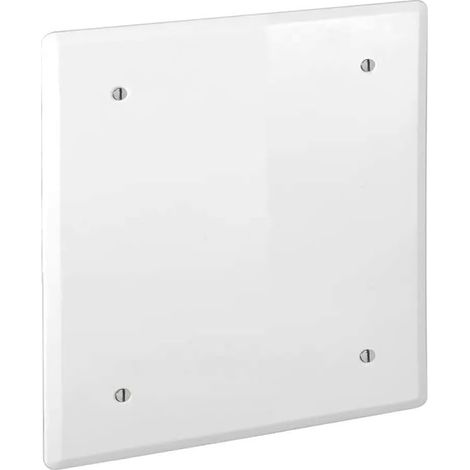 Couvercle De Finition À Vis 200x200mm Pour Boîte Électrique - Blanc - Couvercle De Finition À Vis 200x200mm Pour Boîte Électrique - Blanc