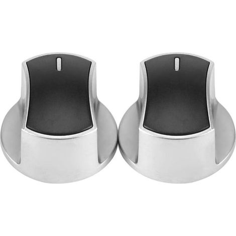2 pcs Poêle À Gaz Universel Cuisinière Partie Contrôle Boutons De Remplacement Métal Commutateur Rotatif Cuisson Surface Contrôle Serrures Four Commutateur Nouveau,Interrupteur à 45° (1/5)