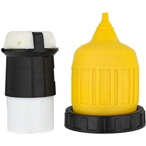 Connecteur L5-30R avec fiche d'entrée à verrouillage par rotation, cache-cordon et anneau, 30 A 125 V 30 A CA/CC + 30 A CA/CC (1/5)