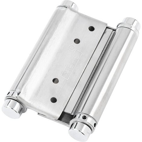 2 Pcs Charnières Porte en Acier Inox Paumelle Porte de Doule Action Charniere Meuble Anti-Rouille Charnières à Ressort à Visser Char (1/5)