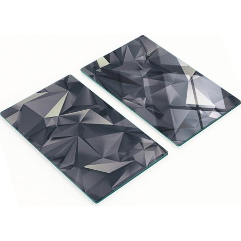 Tableros decorativos multifuncionales de vidrio abstractos para cocina, 2x30x52 cm (1/5)