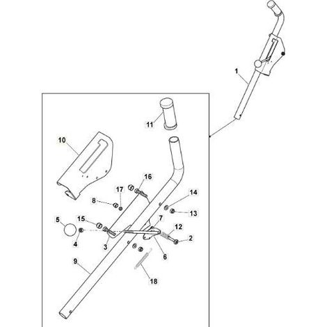 PIASTRA LEVA CAVO COMANDO LIFT.SYST. VNN ORIGINALE STIGA - 382547099/0