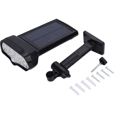 Lampe de jardin solaire avec détecteur de présence, étanche, pour terrasse et extérieur (1/5)