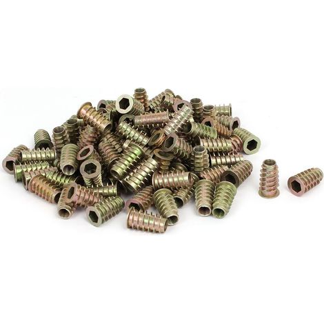 M8 x 25 mm Innensechskant-Innensechskantschrauben E-Muttern Möbelbeschläge 100st (eb20fcfdc054cc697c (1/2)