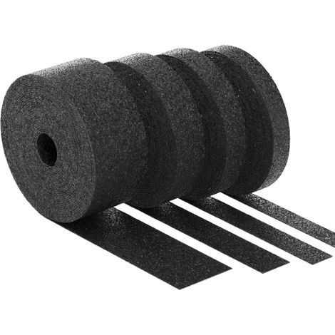 BAUHELD Terrassenpads Rolle 2 m x 50 mm x 3 mm Gummigranulat