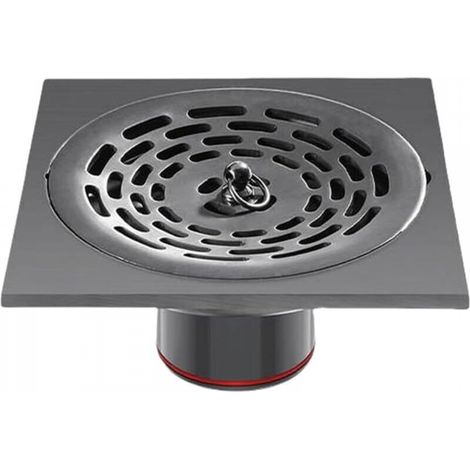 Siphon de sol en acier inoxydable pour salles de bains, toilettes, salles de douche, filtration, collecte et désodorisation, siphon de sol rond 1010. (1/5)