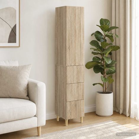 vidaXL Schrankset 2 pcs 33 x 34,5 x 90 cm Holzwerkstoff (1/5)