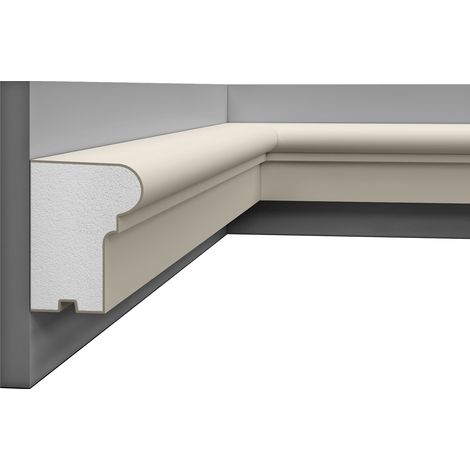 Moulure multifonctionnelle en polystyrène – D9PF24 — barre de 2 m (1/2)