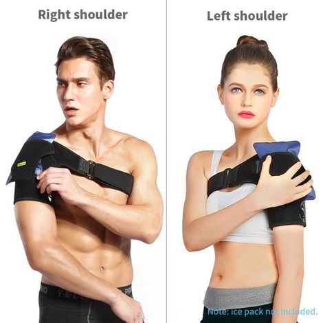 KLVGTIFS PURéglable Épaulière pour Femmes et Hommes,Tendinite, Épaule Dislocation, Support d'épaule respirant pour coiffe des rotateurs (1/4)
