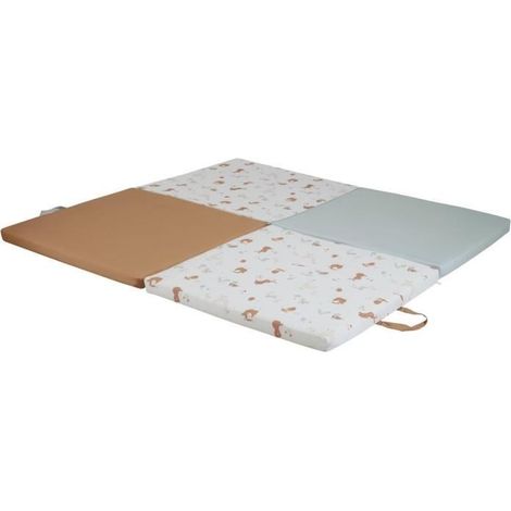 Tapis Malin TINEO Little Farmer - Multifonction 3 en 1 et évolutif - Tapis de jeu ou tapis d'éveil - 120x120 cm (1/5)
