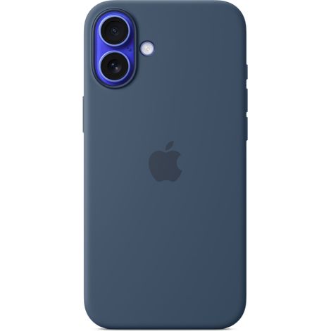 iPhone 16 Plus Silicone Case with MagSafe - Denim (1/4)