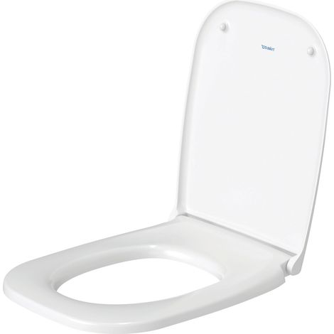 Duravit – Abattant WC compact en Duroplast avec amortisseur de fermeture – Dimensions 359x443x50 mm – Facile à entretenir et résistant aux UV