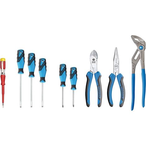 Assortiment de pinces/visseuses Gedore pour la carte à outils ET-1100 W (1/2)