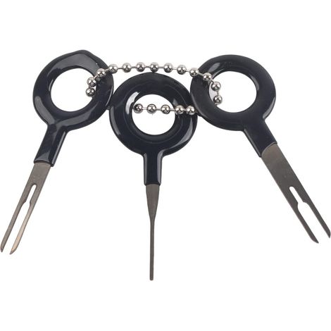 Kit d'outils de retrait de borne de fil de voiture, connecteur de câblage, extracteur de libération de broche, extracteur, Kit d'outils de retrait de broche de borne (Poignée trempée en (1/5)