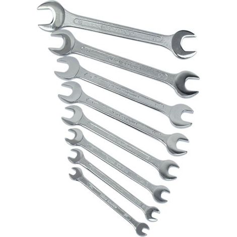 Llave Fija, 8 Piezas, Juego - Mannesmann M110-08DIN