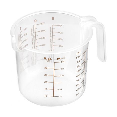 Tescoma Brocca Delícia 1 L in Plastica Chiara con Scala Graduata