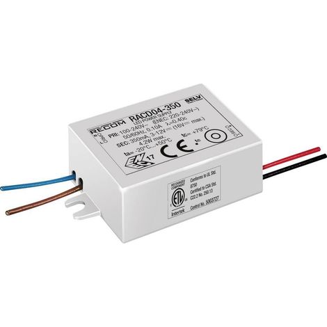 Recom Driver LED 4.2 W 700 mA Fuente de Alimentación Compacta