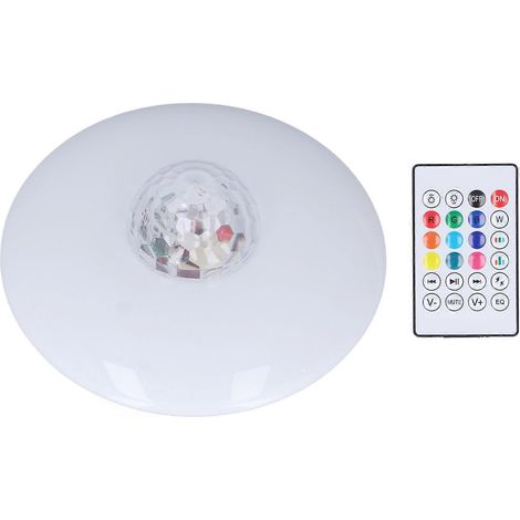 Projecteur LED avec Bluetooth, effet de vague dynamique, culot E27, RGB, télécommande, 24 W, 85-265 V (1/4)