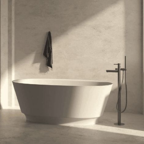 Bañera exenta Solid Surface moderna MARELIS  165 cm