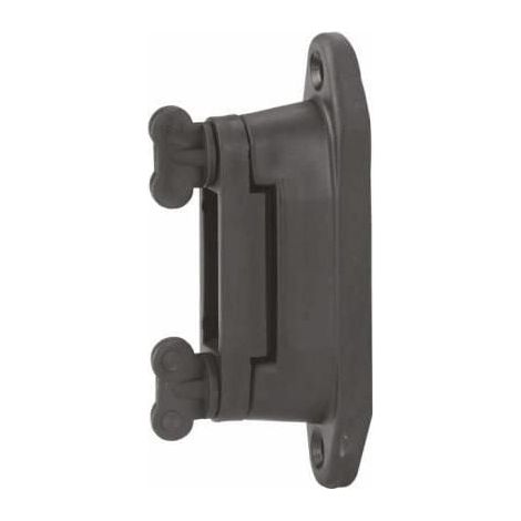 Kerbl Profi Eck- & Streckenisolator schwarz für 4 cm Band 6 Stück Keine Angabe