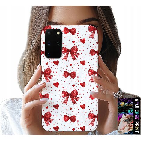 Hülle für Samsung Galaxy S20 Plus – modische rote Schleifenmuster (1/5)