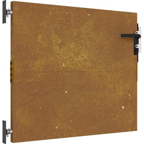 Portail de jardin,Portillon,Porte de jardin 85x75 cm acier corten CFW26875 (1/5)