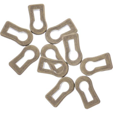 Artibetter Lot de 10 cache-serrures en alliage zinc pour portes (1/5)
