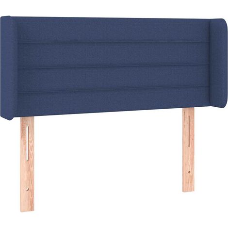 Maison Exclusive - Cabecero de tela azul 103x16x78/88 cm (1/5)