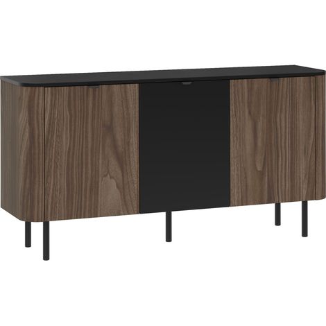 Aparador Epulos , 78x151cm, Número de puertas: 039cm, Aglomerado laminado, MDF