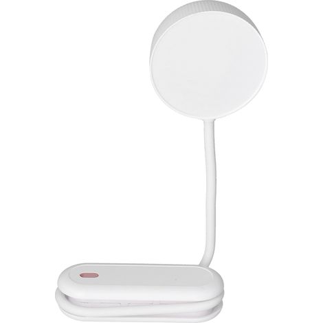 Lampadaire LED à col de cygne, lampe de bureau flexible avec lumière à intensité variable 3 couleurs, rechargeable USB pliable, portable pour lecture étudiant, protection oculaire, batterie intégrée, (1/5)