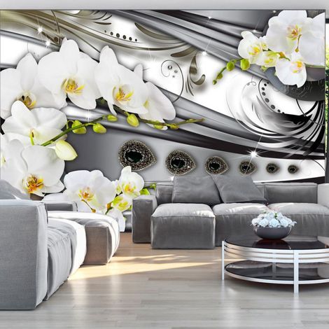 Papier Peint "Orchids & Jewelry" 280 x 400 cm (1/2)