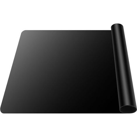 Alfombrilla grande de silicona de 30x40 cm – Antideslizante, resistente al calor, para mesas y encimeras de cocina, resina epoxi, negra (1/4)