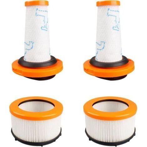 Filtre pour Rowenta X-FORCE FLEX 9.60, Filtres pour Rowenta X-FORCE FLEX 9.60 et X-NANO ESSENTIAL RH20xx, 2 Pré-Filtres + 2 Filtres Moteur, Filtres (1/4)