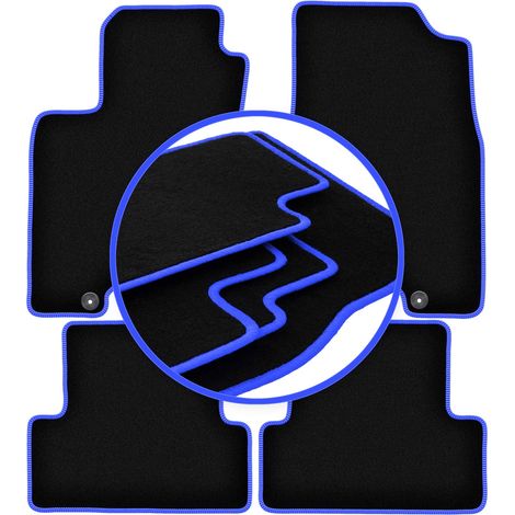 Tappetini auto CARLUX-BLUE per: Nissan X-Trail II T31 SUV (2007-2014) (1/5)