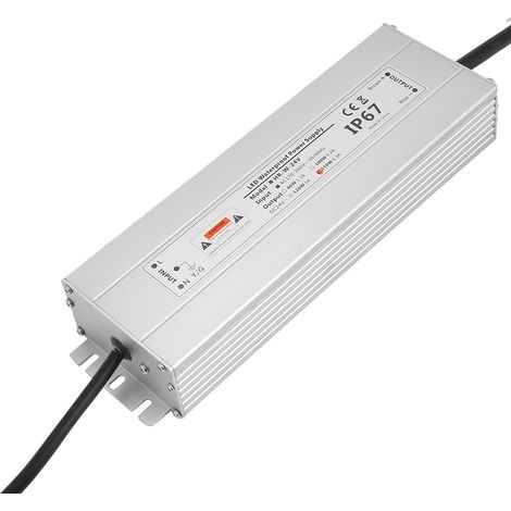 Alimentation pour ruban LED 24 V 150 W 6,25 A, étanche IP67, transformateur de commande LED (1/5)