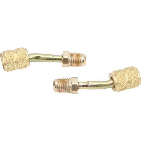 2 universelle R410A-Ladeadapter, 1/4"-auf-5/16"-Konverter für Split-Klimaanlagen, Service-Anschlussset, Ersatzteile (1/5)