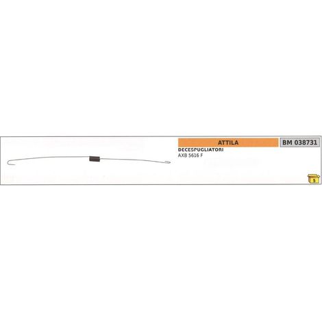 Muelle del regulador de velocidad ATTILA para desbrozadora AXB 5616 F 038731