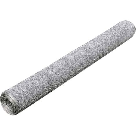 Maison Exclusive - Maschendraht Verzinkter Stahl 25x0,75 m Silber (1/4)