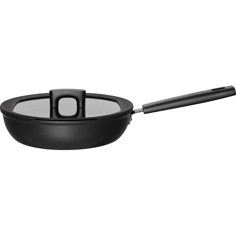Fiskars Hard Face sartén baja antiadherente negra 2,8 L