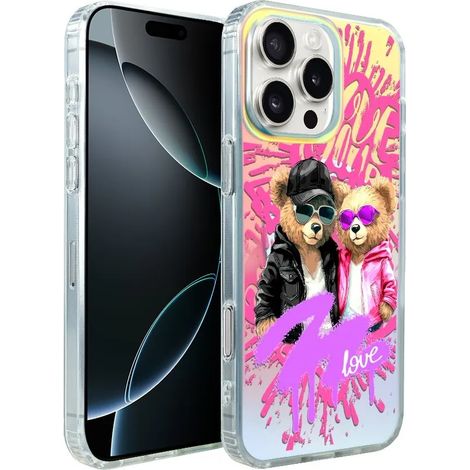 iPhone 16 Pro Ibiza California Sunset Hülle mit MagSafe und Farbwechsel, Liebespaar (1/5)