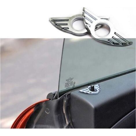 Set of 2 decorative wing-shaped stickers for BMW Mini Cooper (1/5)