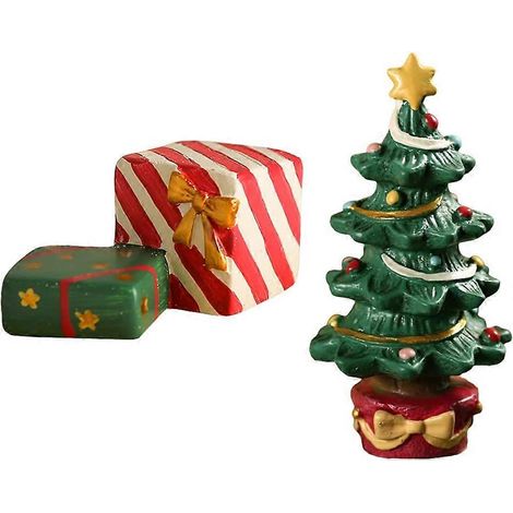 Décoration artisanale pour aquarium, ornement en résine, sapin de Noël/décoration paysagère créative de Noël (1/5)